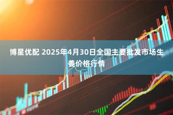 博星优配 2025年4月30日全国主要批发市场生姜价格行情